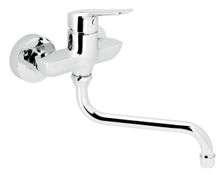 Dřezová umyvadlová baterie 100 mm Metalia 54, chrom