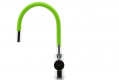 Dřezová stojánková baterie zelená-chrom s elastickým ramenem #2