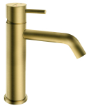 Umyvadlová baterie s výpustí Ciriculus, kartáčované zlato