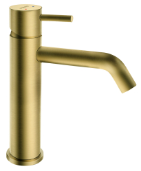 Umyvadlová baterie s výpustí Ciriculus, kartáčované zlato