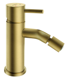 Stojánková bidetová baterie Ciriculus, kartáčované zlato