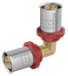 Lisovací AL/PEX koleno 16x2mm pro trubku 16x2mm