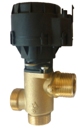 Třícestný ventil s pohonem DN G1